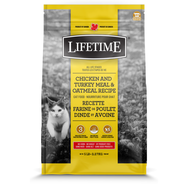 Lifetime ALS Chicken, Turkey & Oatmeal Recipe Dry Cat Food