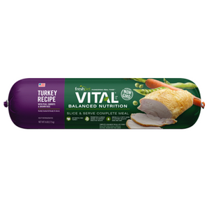 Freshpet Vital Balanced Nutrition Turkey Recipe Roll Dog Food