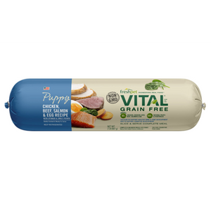 Freshpet Vital Chicken, Beef, Salmon & Egg Recipe Roll Puppy Grain-Free Dog Food