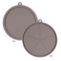 Messy Mutts Silicone Airtight Dog Bowl Lid, Grey