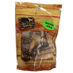 Home Range/Open Range Bully Stick Dog Treats, 4-6-in