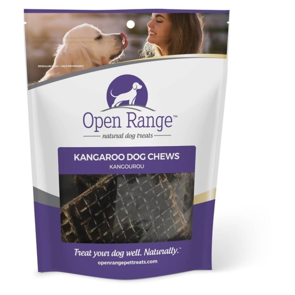 Home Range/Open Range Kangaroo Dog Chews Tenderloin Cubes Dog Treats, 125-gm