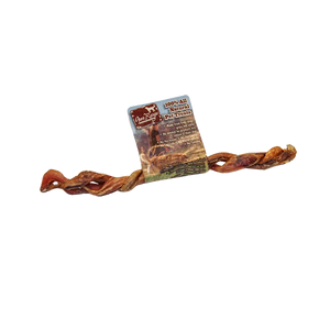 Home Range/Open Range Lamb Pizzle Twist Bully Stick Dog Treats, 6-10-in