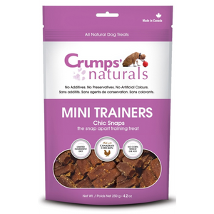 Crumps' Naturals Mini Trainers Chic Snaps Freeze-Dried Dog Treats