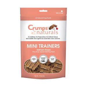 Crumps' Naturals Mini Trainers Salmon Snaps Freeze-Dried Dog Treats