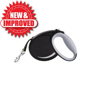 SmartLeash Laisse rétractable à verrouillage automatique pour chiens, noire},{