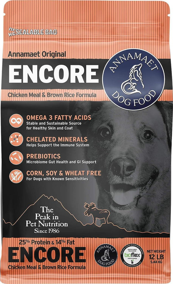 Annamaet Original Chicken Meal & Brown Rice Medium & Large Breed Dry Dog Food