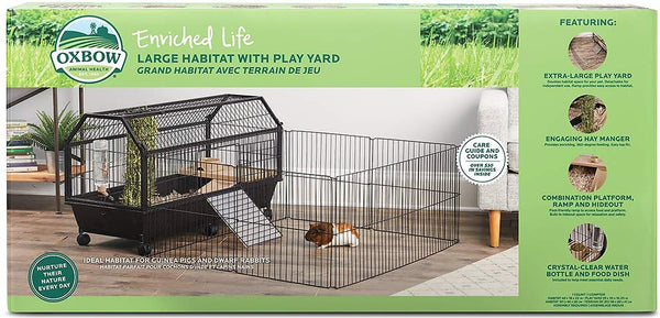 Oxbow Enriched Life Small Animal Cage with Play Yard
