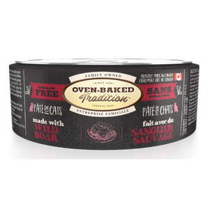 Oven-Baked Tradition Pâté de sanglier sans grains Nourriture pour chat en conserve