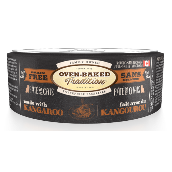 Oven-Baked Tradition Grain-Free Kangaroo Pate Canned Cat Food, Adult