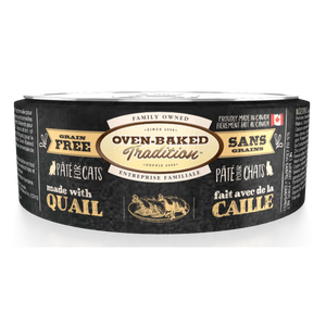 Oven-Baked Tradition Grain-Free Quail Pate Canned Cat Food, Adult