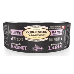 Oven-Baked Tradition Grain-Free Rabbit Pate Canned Cat Food, Adult