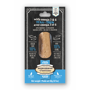 Oven-Baked Tradition Grain-Free Fresh Tuna & Omega 3 & 6 Fillets Cat Treats