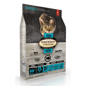 Oven-Baked Tradition Grain-Free Fish Formula Dry Cat Food, All Lifestyle, All Life Stages