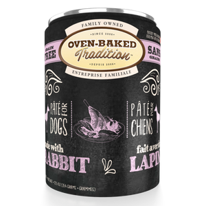 Oven-Baked Tradition Grain-Free Rabbit Pate Canned Dog Food, Adult