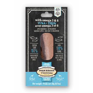 Oven-Baked Tradition Grain-Free Fresh Tuna & Omega 3 & 6 Fillets Dog Treats