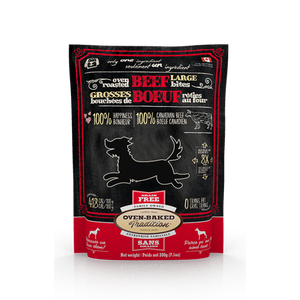 Oven-Baked Tradition Grain-Free Beef Lung Large Bites Dog Treats