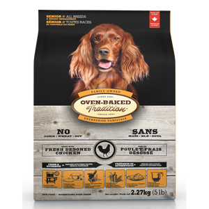 Oven-Baked Tradition Fresh Chicken Formula Dry Dog Food, Senior, All Breeds