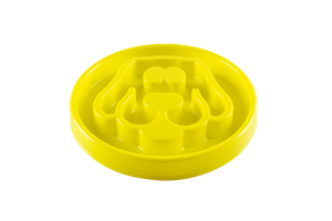Beonebreed Slow Feed Dog Bowl, Yellow