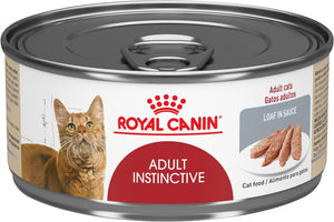 Royal Canin Feline Health Nutrition Adult Instinctive Loaf in Sauce Wet Cat Food Can