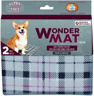 Zeus Wonder Dog Mat, Plaid