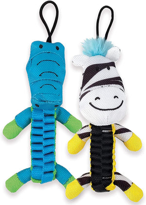 Zeus Mojo Brights Accordion Pals Dog Toy, Assorted