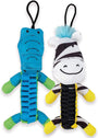 Zeus Mojo Brights Accordion Pals Dog Toy, Assorted