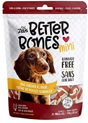 Zeus Better Bones Mini BBQ Chicken Flavored Dog Treats