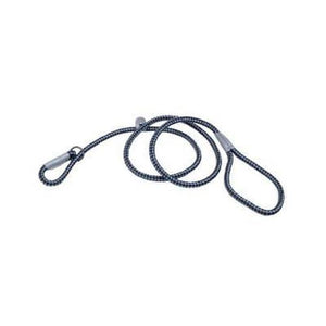 K9 Explorer Reflective Braided Rope Slip Dog Leash, Sapphire, 1/2-in x 6-ft