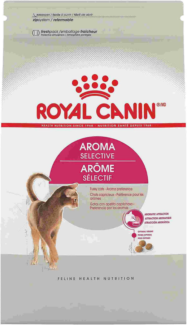 Royal Canin Feline Health Nutrition Aroma Selective Croquettes pour chat, 3-lb