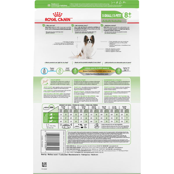 Royal Canin X-PETIT MATURE 8+ nourriture sèche pour chiens, 2,5-lb