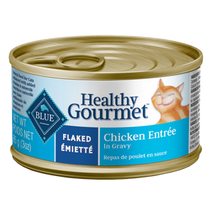 Blue Buffalo Healthy Gourmet Flaked Chicken in Gravy Adult Wet Cat Food