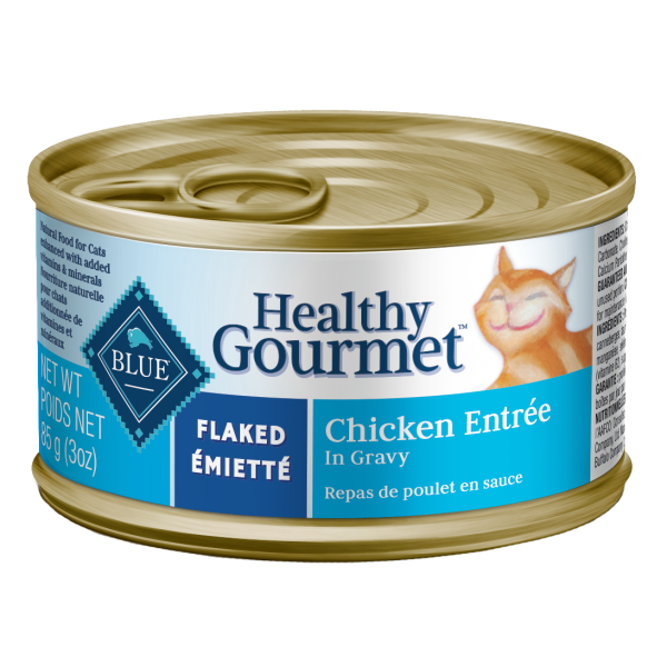 Blue Buffalo Healthy Gourmet Flaked Chicken in Gravy Adult Wet Cat Food