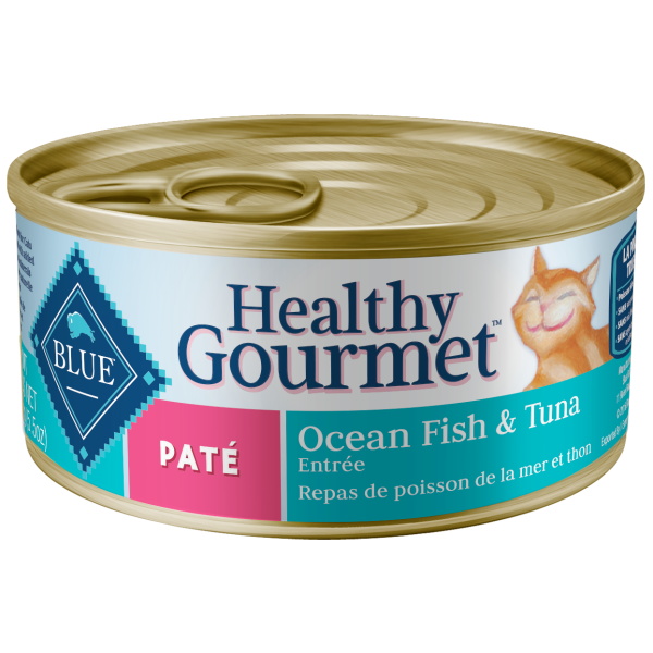 Blue Buffalo Healthy Gourmet Ocean Fish & Tuna Pate Adult Wet Cat Food