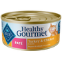Blue Buffalo Healthy Gourmet Ocean Turkey & Chicken Pate Adult Wet Cat Food