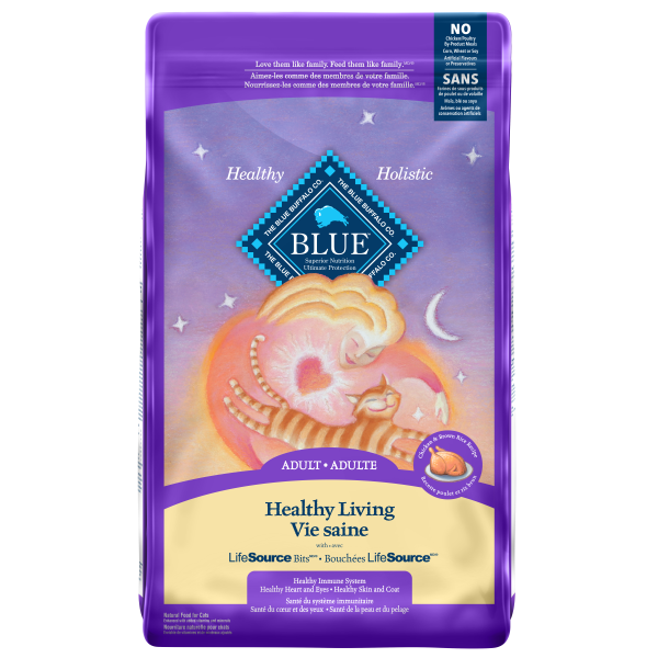 Blue Buffalo Healthy Living Chicken & Brown Rice Adult Dry Cat Food