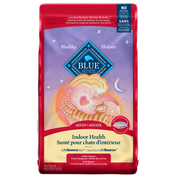 Blue Buffalo Indoor Health Salmon & Brown Rice Adult Dry Cat Food