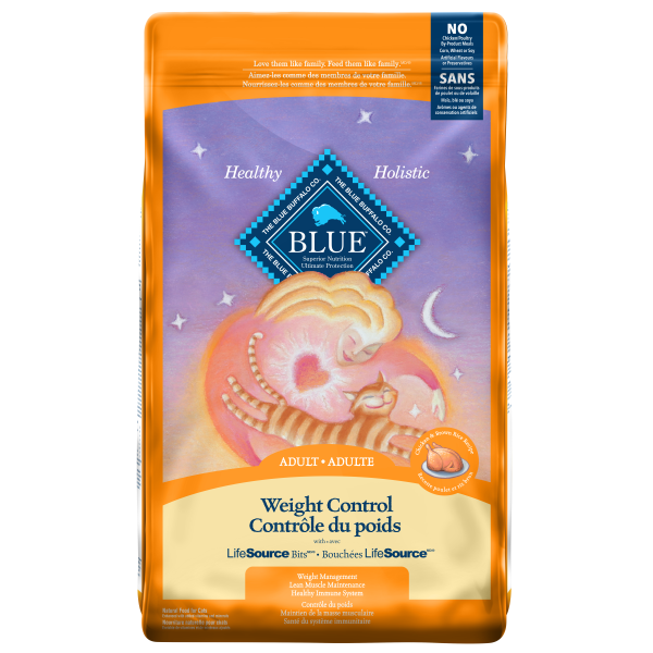 Blue Buffalo Weight Control Chicken & Brown Rice Adult Dry Cat Food