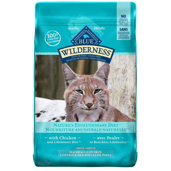 Blue Buffalo Wilderness Indoor Hairball with Chicken Grain-Free Adult Dry Cat Food