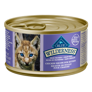 Blue Buffalo Wilderness Chicken Entree Grain-Free Kitten Wet Cat Food