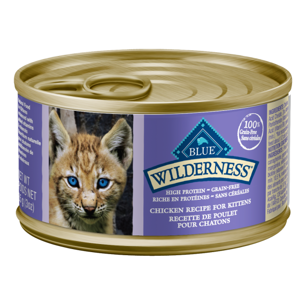 Blue Buffalo Wilderness Chicken Entree Grain-Free Kitten Wet Cat Food