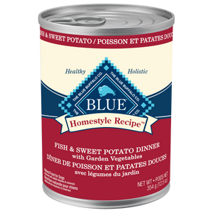 Blue Buffalo Homestyle Fish & Sweet Potato with Garden Vegetables Adult Wet Dog Food