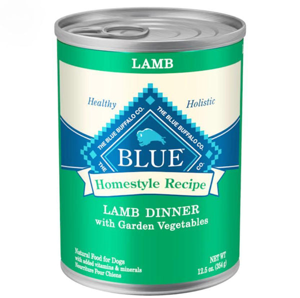 Blue Buffalo BLUE Homestyle Recipe Lamb Dinner with Garden Vegetables Adult Wet Dog Food Can