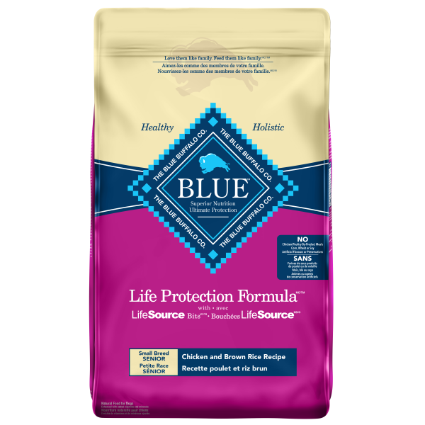 Blue Buffalo LPF Chicken & Brown Rice Senior Small Breed Dry Dog Food
