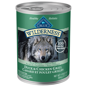 Blue Buffalo Wilderness Duck & Chicken Grill Grain-Free Adult Wet Dog Food