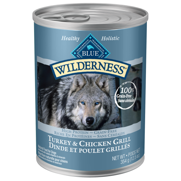 Blue Buffalo Wilderness Turkey & Chicken Grill Grain-Free Adult Wet Dog Food