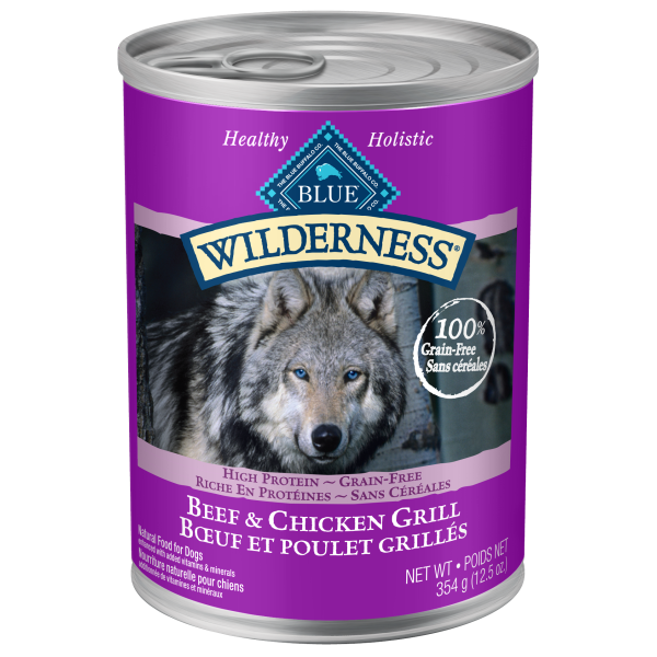 Blue Buffalo Wilderness Beef & Chicken Grill Grain-Free Adult Wet Dog Food