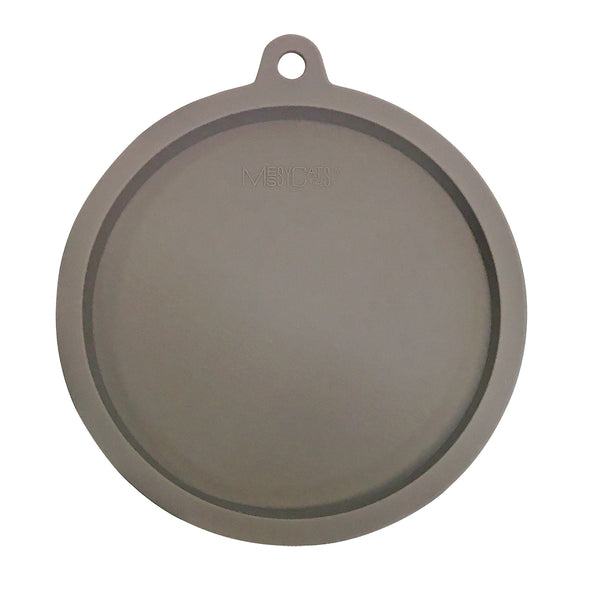 Messy Cats Silicone Lid for Stainless Cat Bowl, Grey, 6.5-in