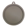Messy Cats Silicone Lid for Stainless Cat Bowl, Grey, 6.5-in