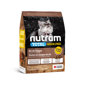 Nutram Total T22 Chicken & Turkey Grain-Free All Life Stages Dry Cat Food